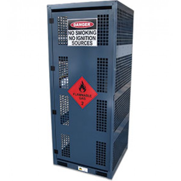 Spill Crew SCGR8T - Spill Crew Gas Cylinder Storage Cage – 8x Forklift LPG Bottles